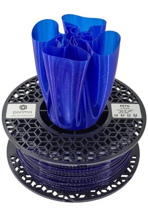 Porima  PETG TRANSPARAN 1.75mm Gece Mavi Filament 1 Kg ürün görseli 1