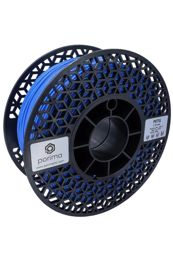 Porima PETG 1.75mm Mavi  RAL5015 Filament 1 Kg ürün görseli 1