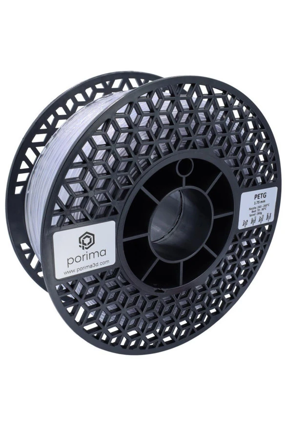 Porima PETG 1.75mm Natural Filament 1 Kg ürün görseli 1