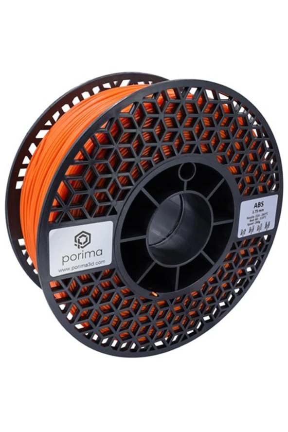 Porima ABS 1.75mm Turuncu RAL2009 Filament 1 Kg ürün görseli 1