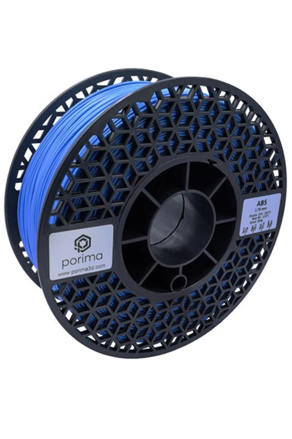 Porima ABS 1.75mm Mavi RAL5015 Filament 1 Kg ürün görseli 1