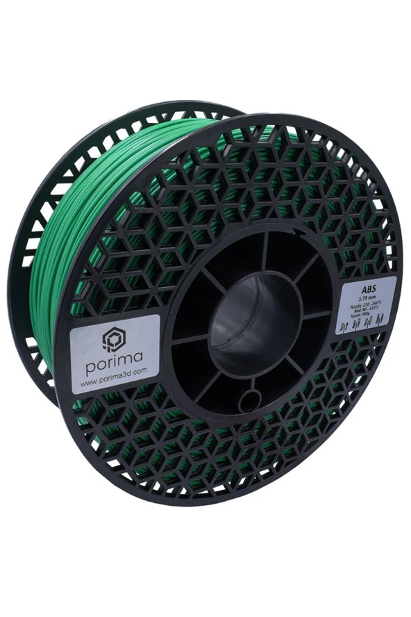 Porima ABS 1.75mm Yeşil RAL6029 Filament 1 Kg ürün görseli 1