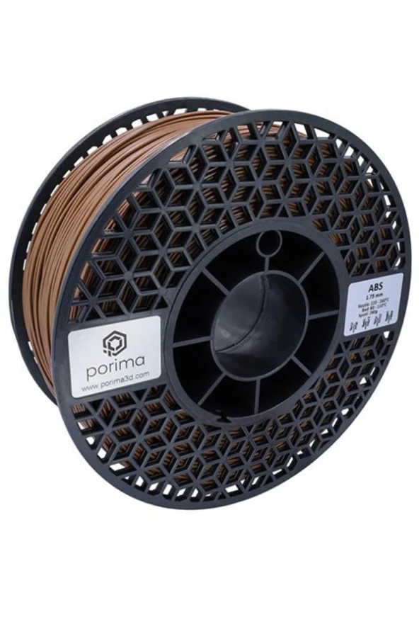Porima ABS 1.75mm Kahverengi RAL8007 Filament 1 Kg ürün görseli 1