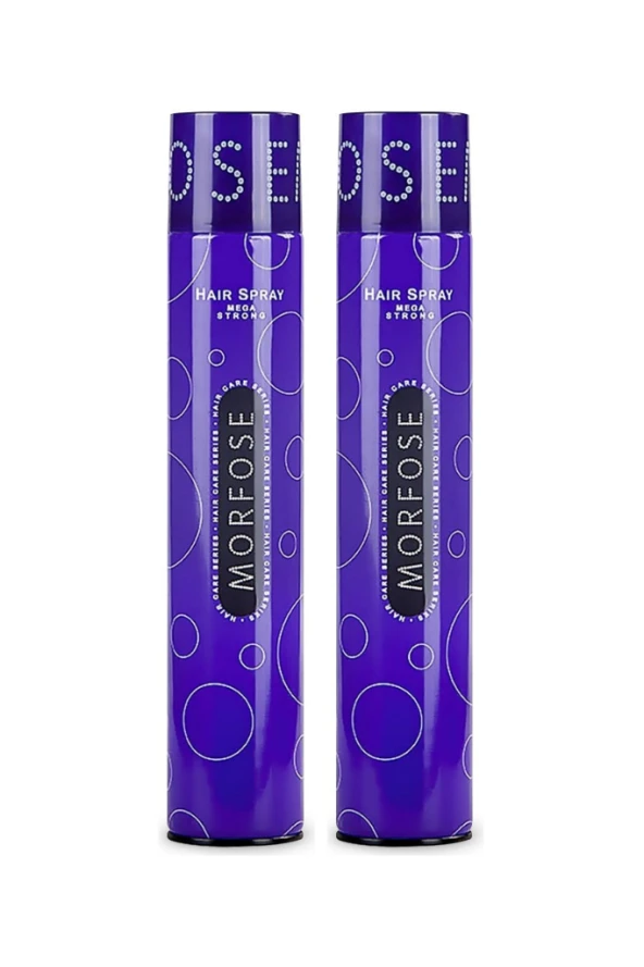 Morfose Saç Spreyi Mor Mega Strong (Mega Tutuş) 400 Ml 2 Adet ürün görseli 1