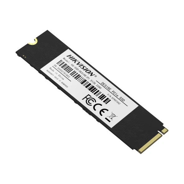 Hikvision Desire P HS-SSD-DESIRE-P/512 512GB (2500/1025MB/s) M.2 2280 PCIe 3.0 NVMe SSD ürün görseli 1