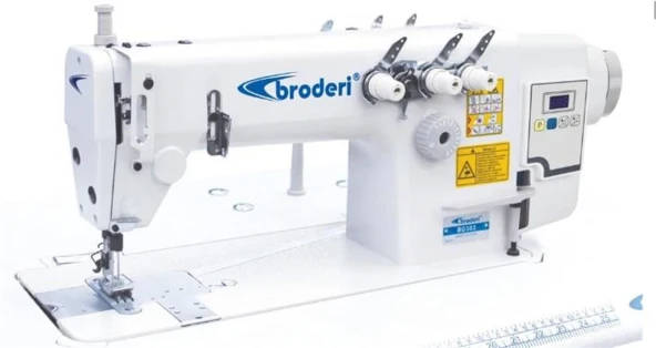 Broderi BD-383-PL/DD Direct Drive 3 İğne Merdaneli Zincir Dikiş Makinesi ürün görseli 1