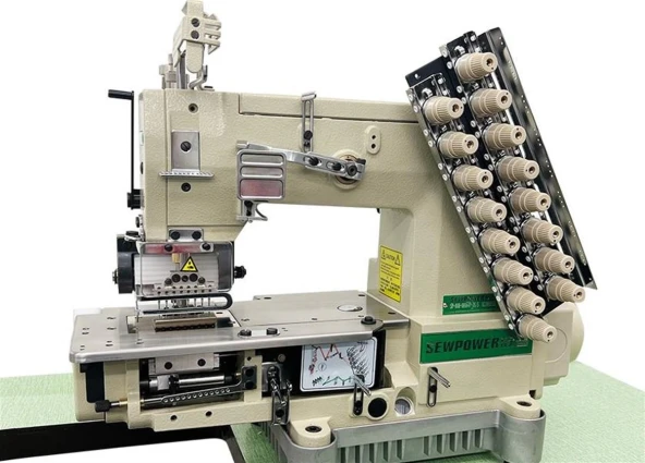 Sewpower SP-008-12064P 12 İğne Burunlu Lastik Şerit Makinesi ürün görseli 1