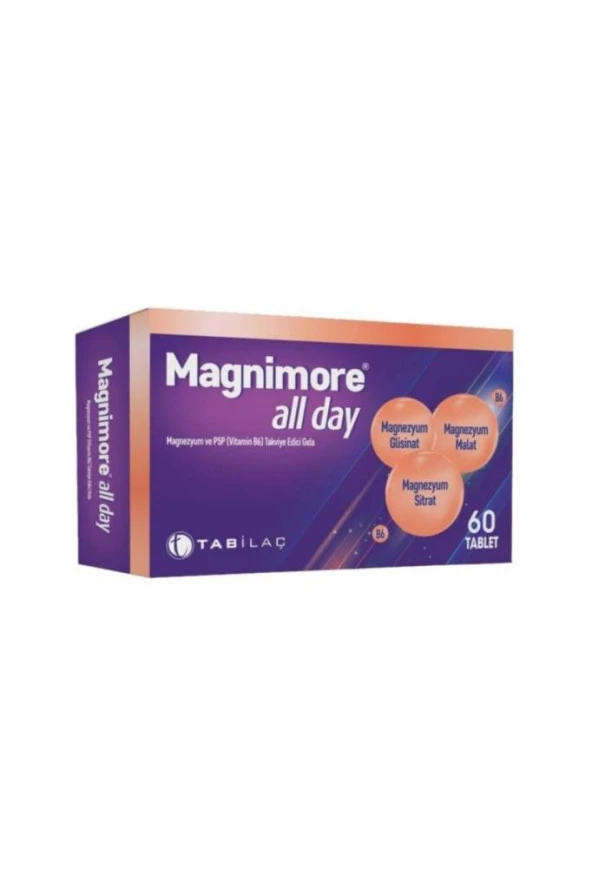 Magnimore All Day 60 Tablet ürün görseli 1