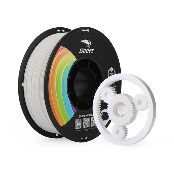 Creality Ender PLA+ Beyaz Filament 1.75mm 1Kg ürün görseli 1
