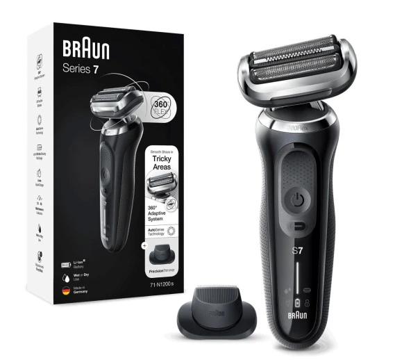 Braun Easyclick Yeni Seri 7 N1200s Kablosuz Tıraş Makinesi ürün görseli 1