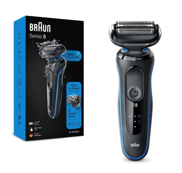 Braun Yeni Seri 5 B1000s Kablosuz Tıraş Makinesi ürün görseli 1