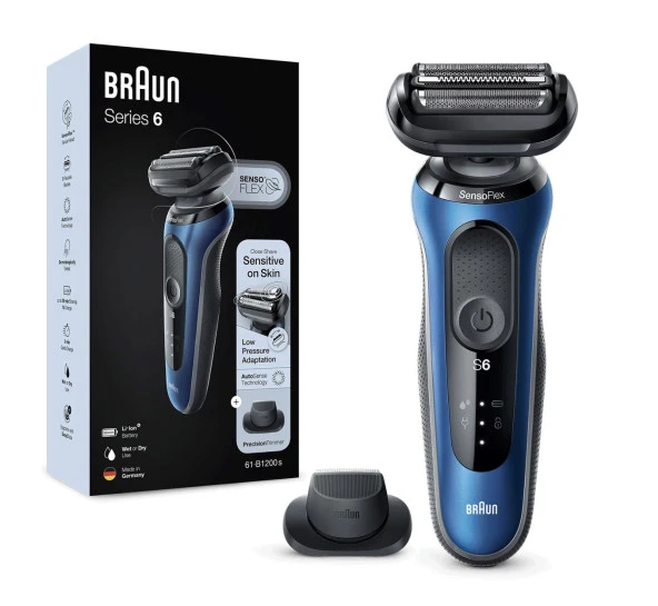 Braun Yeni Seri 6 B1200s Kablosuz Tıraş Makinesi ürün görseli 1