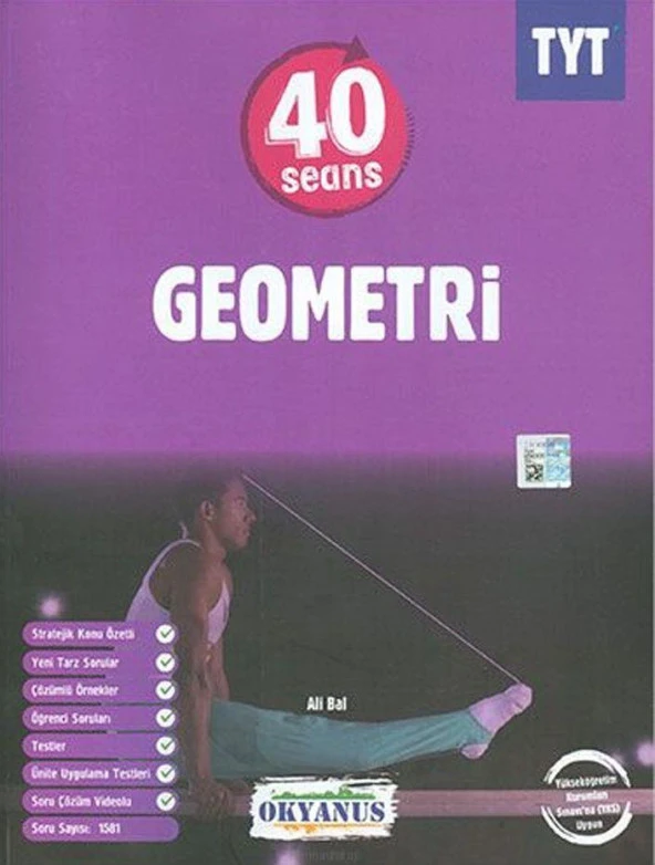 TYT 40 Seans Geometri Soru Bankası Okyanus Yayınları ürün görseli 1