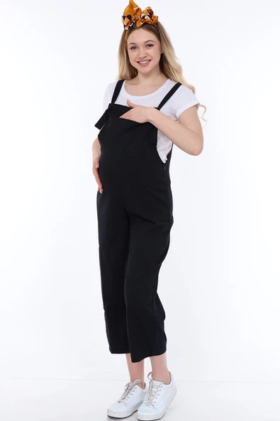 Luvmabelly MYRA6102 - Koyu Lacivert Hamile Salopet ürün görseli 1