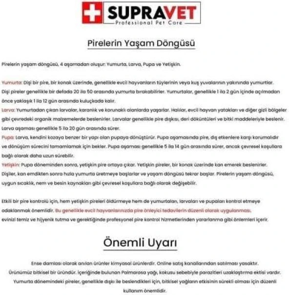 Supravet Kedi Deri ve Tüy Bakım Yağı 1 ml - Resim 2