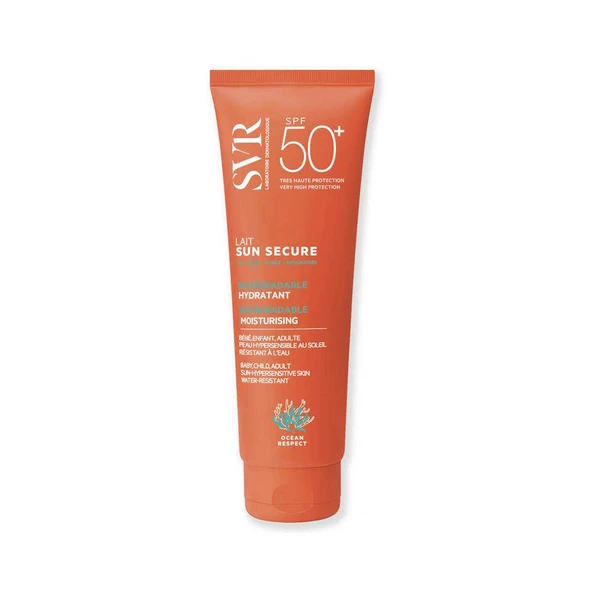 SVR Sun Secure Lait Bebek Çocuk ve Yetişkinler İçin Güneş Koruyucu SPF50+ 250ml ürün görseli 1