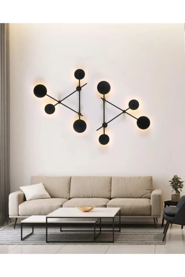 SimaAvize Utra Modern Led Aplik - Resim 4