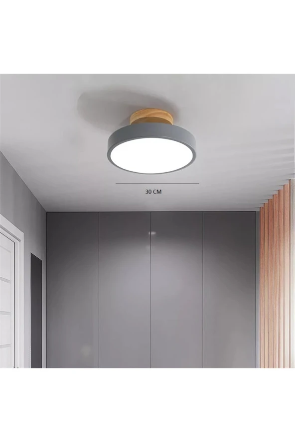 SimaAvize Modern Tekli Led Davul Avize - Resim 2