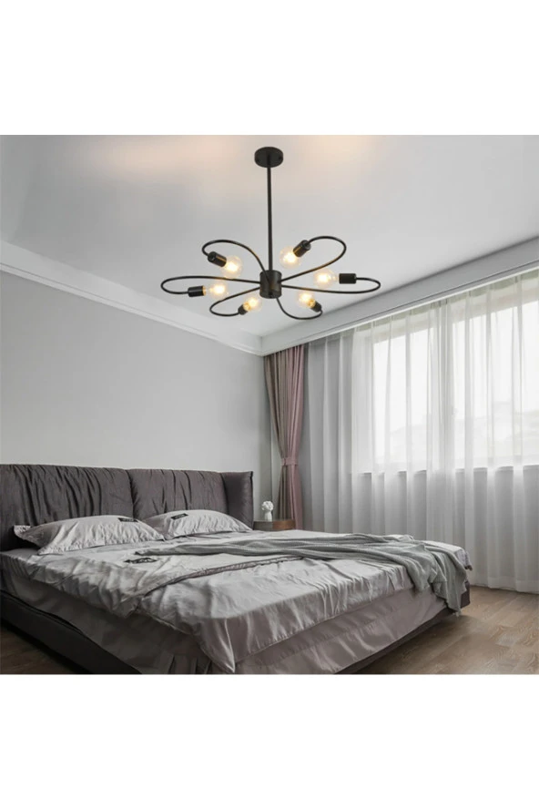 SimaAvize Modern Fixture Avize 6’lı - Resim 3