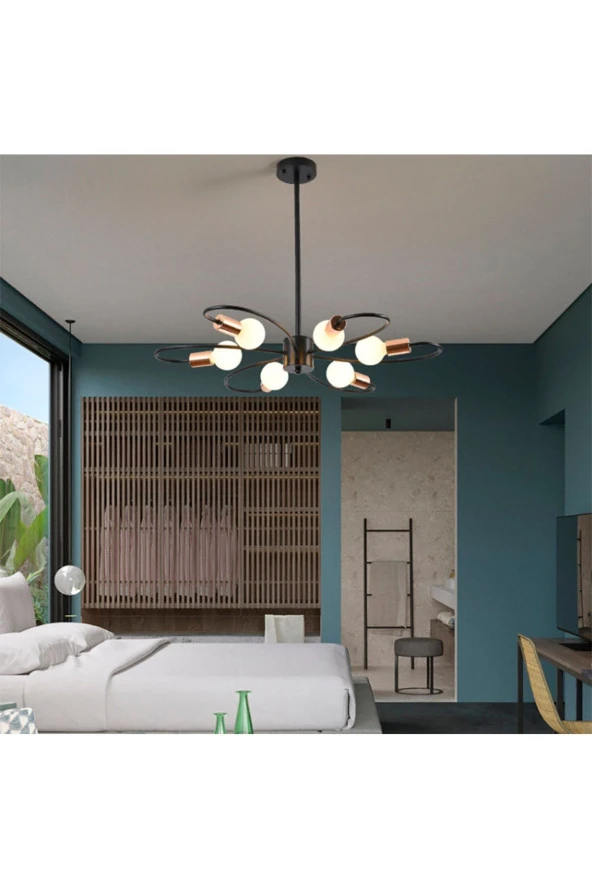 SimaAvize Modern Fixture Avize 6’lı- ürün görseli 1