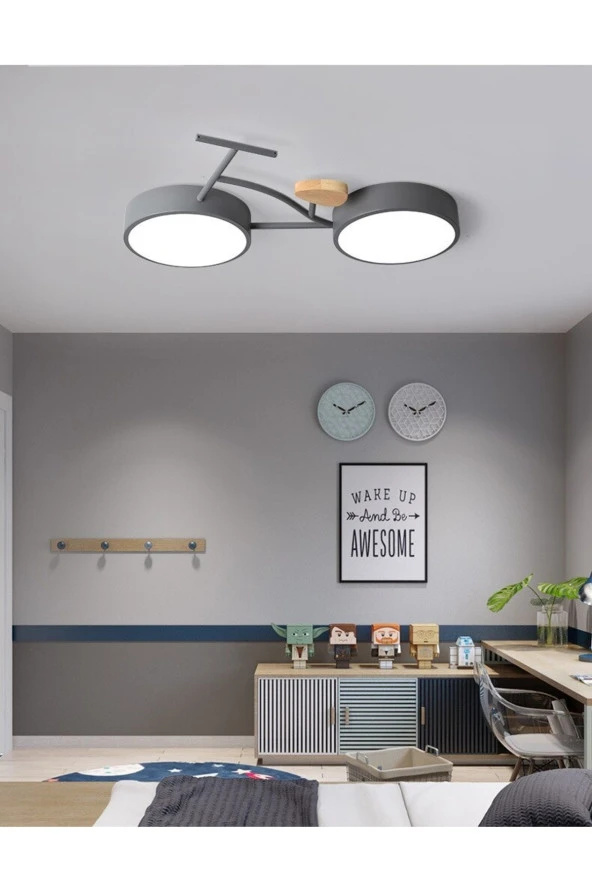 SimaAvize Led Bisiklet Çocuk Odası Avize ürün görseli 1