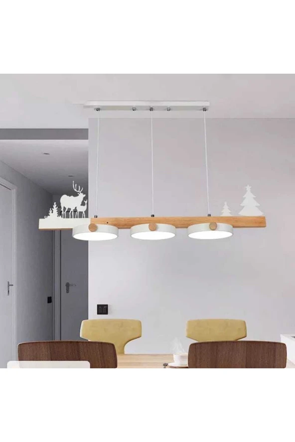 SimaAvize Modern Creative Led Yemek Avize ürün görseli 1