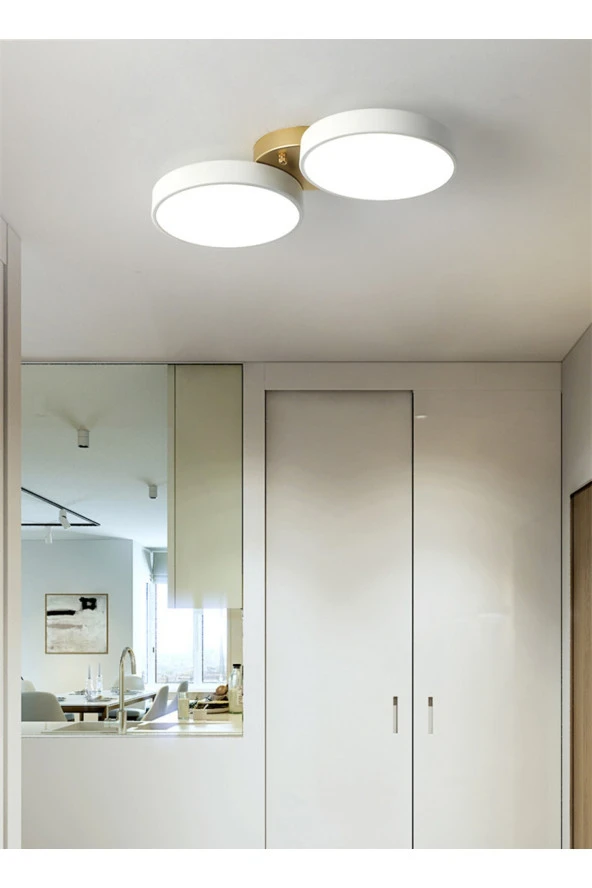 SimaAvize Modern 2li Led Avize ürün görseli 1