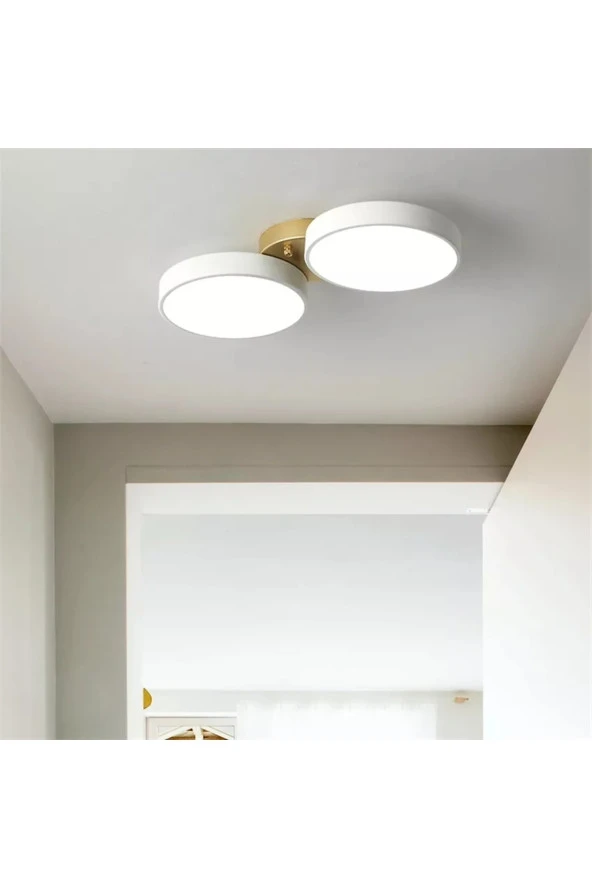 SimaAvize Modern 2li Led Avize - Resim 3