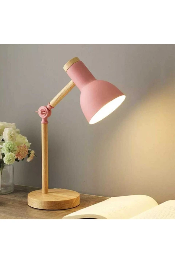 SimaAvize Nordic Wood Masa Lambası ürün görseli 1