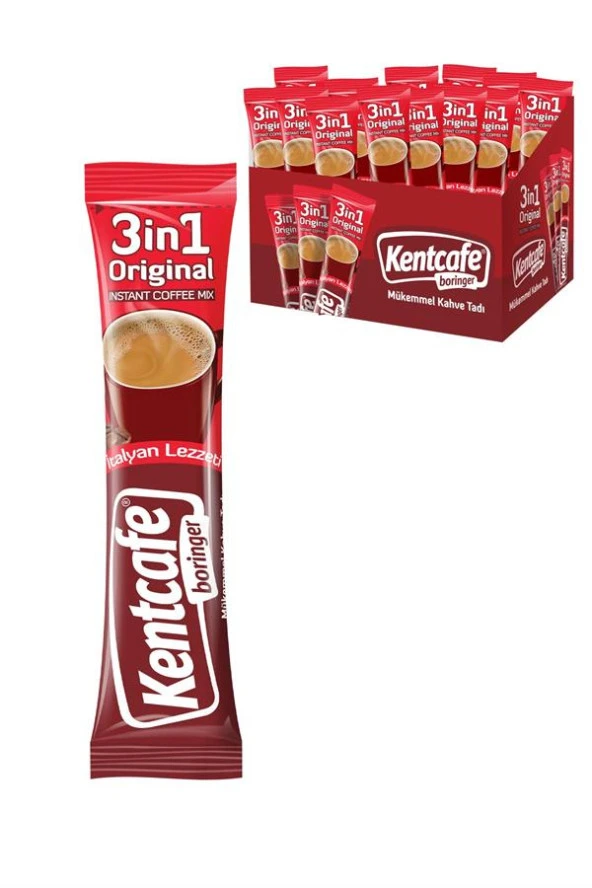 Kent Cafe 18g 3in1 Kahve 48'li Paket ürün görseli 1