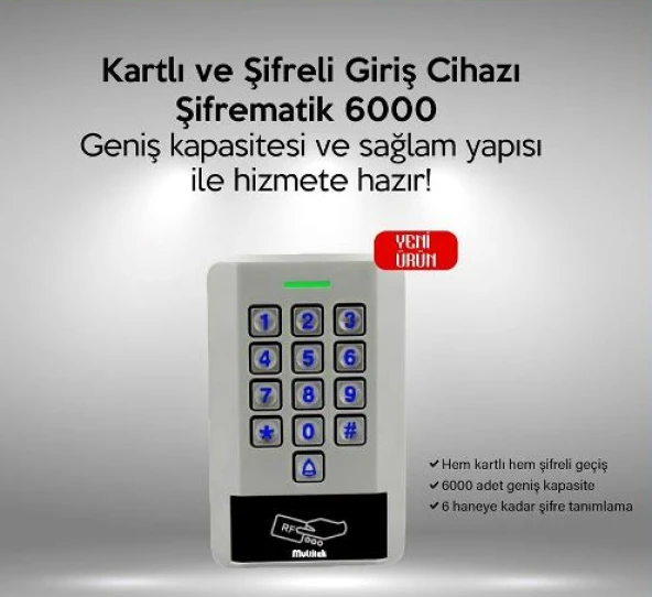 Multitek 6000 Kapı Önü Şifrematik ürün görseli 1