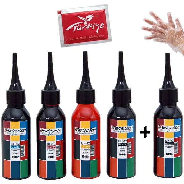 Perfection  Canon Pi̇Xma G1411 Uyumlu Mürekkep Seti 5X100 ML ürün görseli 1