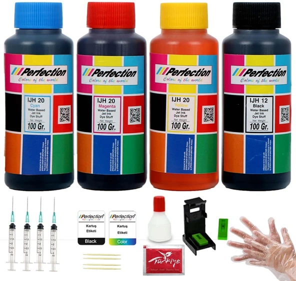 Canon, Hp Kartuşlu Yazıcılar İçin +++plus Mürekkep Seti 4x100 Ml. ürün görseli 1