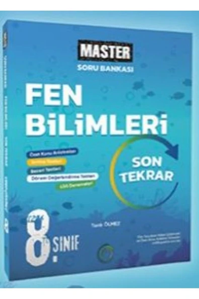 8.sınıf Master Fen Bilimleri Son Tekrar Soru Bankası ürün görseli 1