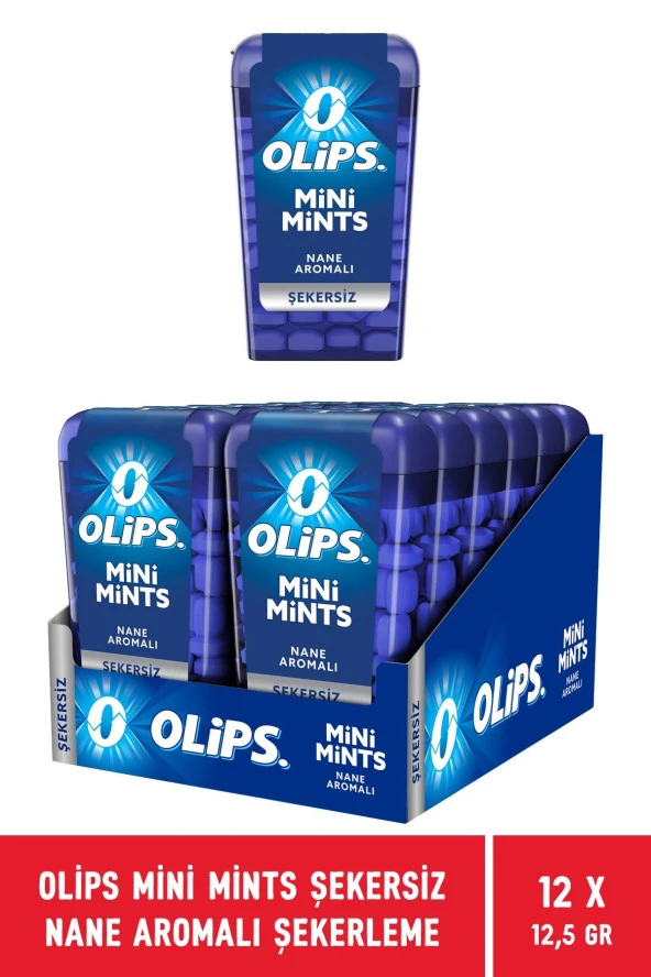 OLİPS MİNİ MİNTS NANE 12.5 GR - 12 Adet ürün görseli 1