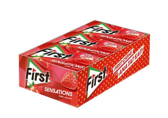 First Sensations Çilek 27gr - 12 Adet - Resim 2