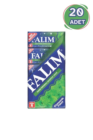 Falım 5'li Paket Nane Aromalı Sakız 35gr 20 ADET ürün görseli 1