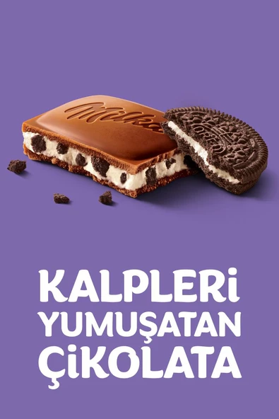 Milka Oreo Tablet Çikolata 100 gr - 6 Adet - Resim 2