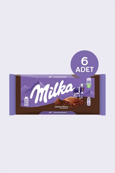 Milka Çikolata Rüyası 100gr - 6 adet ürün görseli 1