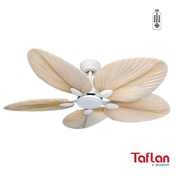 Kaşkar-Taflan T52045 Uzaktan Kumandalı Beyaz Tavan Vantilatörü ürün görseli 1