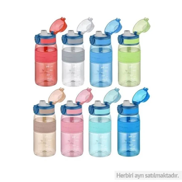 Uzspace Matara Tritan 440 ML Suluk (Karışık Renk 1 Adet) ürün görseli 1