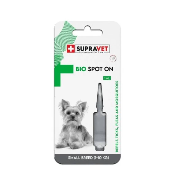 Supravet Küçük Irk Köpek Deri ve Tüy Bakım Yağı 1-10 Kg 1 ML ürün görseli 1