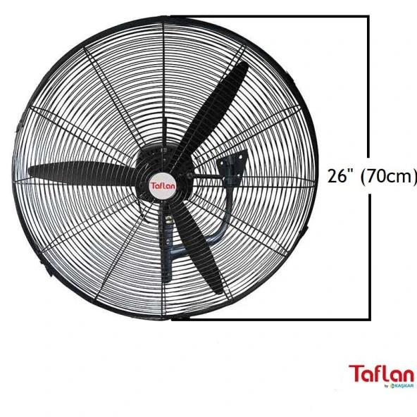 Taflan FLW-650-B 26" Sanayi Tipi Duvar Vantilatörü ürün görseli 1