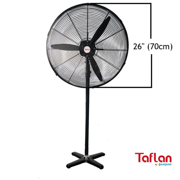Taflan FL-650-G 26" Sanayi Tipi Ayaklı Vantilatör ürün görseli 1