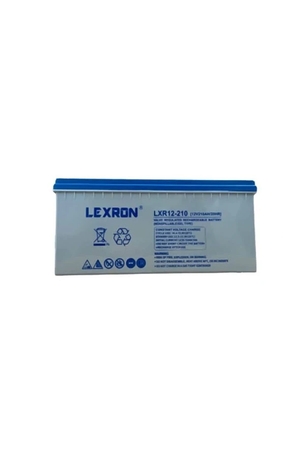 210 amper 210 ah Jel akü Lexron marka Solar Akü ürün görseli 1