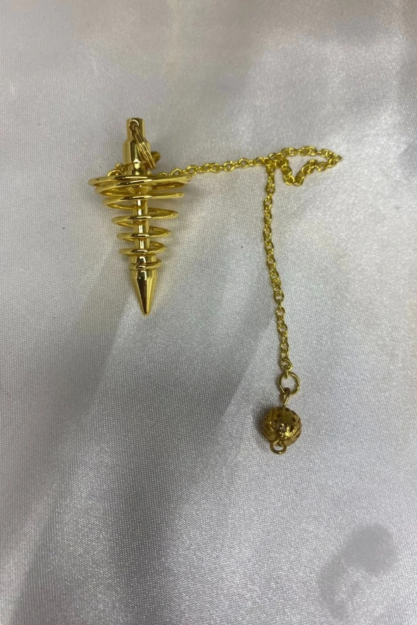 Pirinç Pandül Sarkaç Metal Sipral - Resim 4