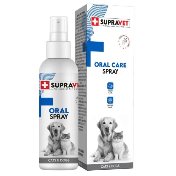 Supravet Oral Care Ağız Bakım Spreyi Kedi Köpek 100 ml ürün görseli 1