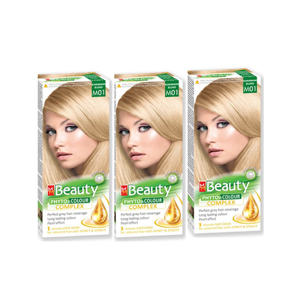 MM Beauty M01 Platin Kumral (Scandinavian Blond) ÜÇLÜ SET ürün görseli 1