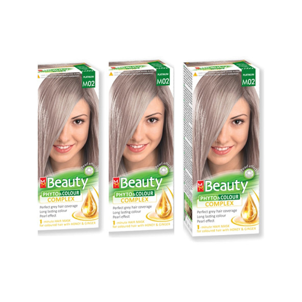 MM Beauty M02 Platin (Platınıum) ÜÇLÜ SET ürün görseli 1