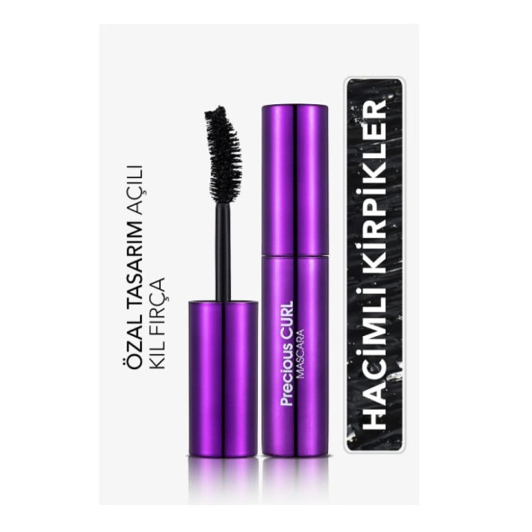 Flormar Precious Curl LF71 Black - Classic Maskara ürün görseli 1